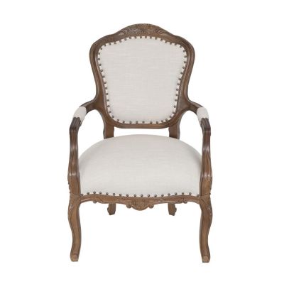 Image of Mirabelle Coastal Linen Chair